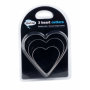 Think Chef Aid Stainless Steel Heart Cutters (Set of 3)