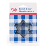 Think Chef Aid Stainless Steel Star Biscuit Cutter (Set of 3)