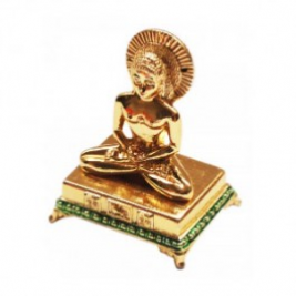 Metal Mahavir Sitting Murthi