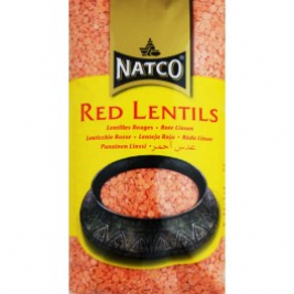 Natco Red Lentils (Masoor Dal) Polished 1 Kg