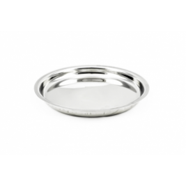 Stainless Steel Lipped (Patti) Thali No 12