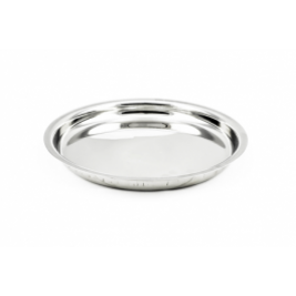 Stainless Steel Lipped (Patti) Thali No 15