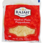 Rajah Madaras Plain Papadams 200g