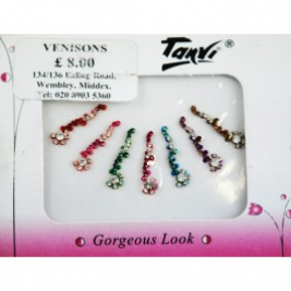 Designer Multi-Color Bindi Packet