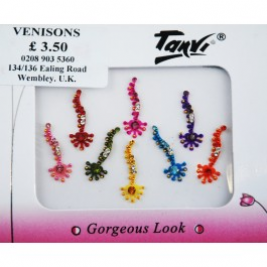 Designer Multi-Color Bindi Packet