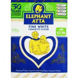 Elephant Atta Fine White Chapati Flour 10 Kg