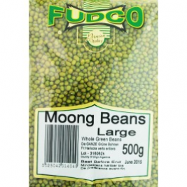Fudco Large Moong Beans (Whole Green Beans) 500g