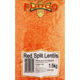 Fudco Red Lentils (Masoor Dal) 1.5 Kg