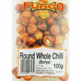 Fudco Whole Red Round Chilli 150g