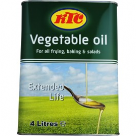 KTC Vegetable Oil 4 Ltr (Can)