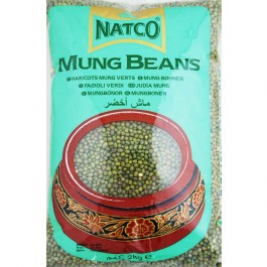 Natco Green Whole Moong Beans 2 Kg