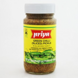 Priya Sliced Green Chilli Pickle 300g